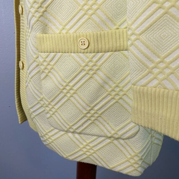 Vintage Yellow Dress Jacket Size M EUC - Picture 5 of 9